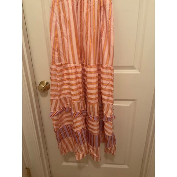 ANTHROPOLOGIE DOLAN CAROLINE TIERED MAXI SMOCKED STRIPPED DRESS SZ SM $298 MSRP - Picture 12 of 15